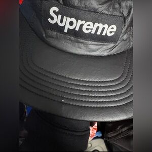 Supreme Primaloft Black Logo Cap Ear Flap S/M